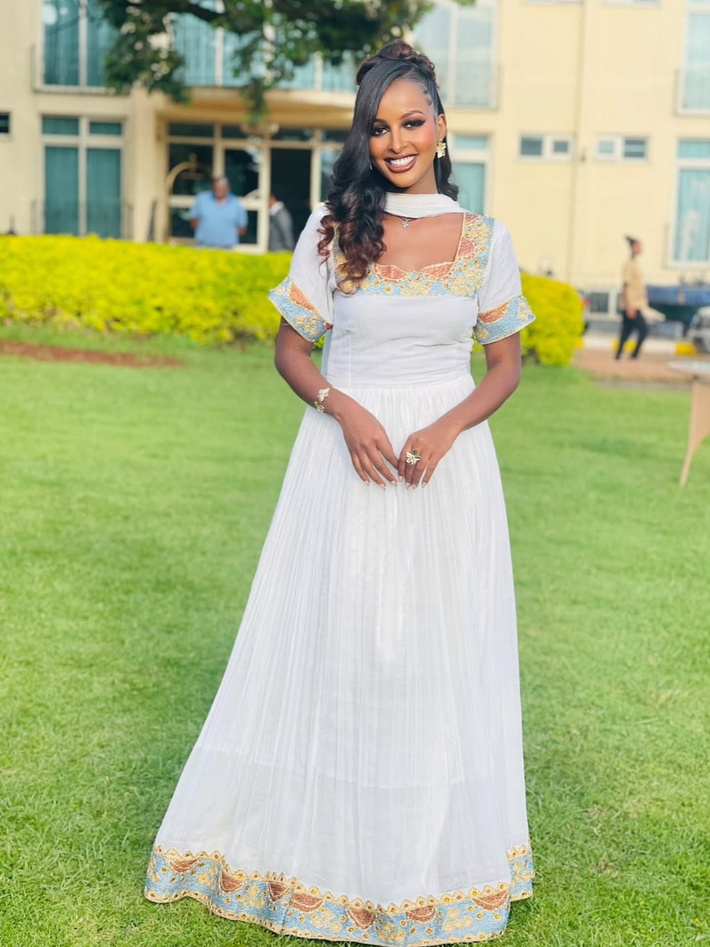 SERKADIS HABESHA KEMIS | TRADITIONAL ETHIOPIAN DRESS | HANDWOVEN HABESHA DRESS