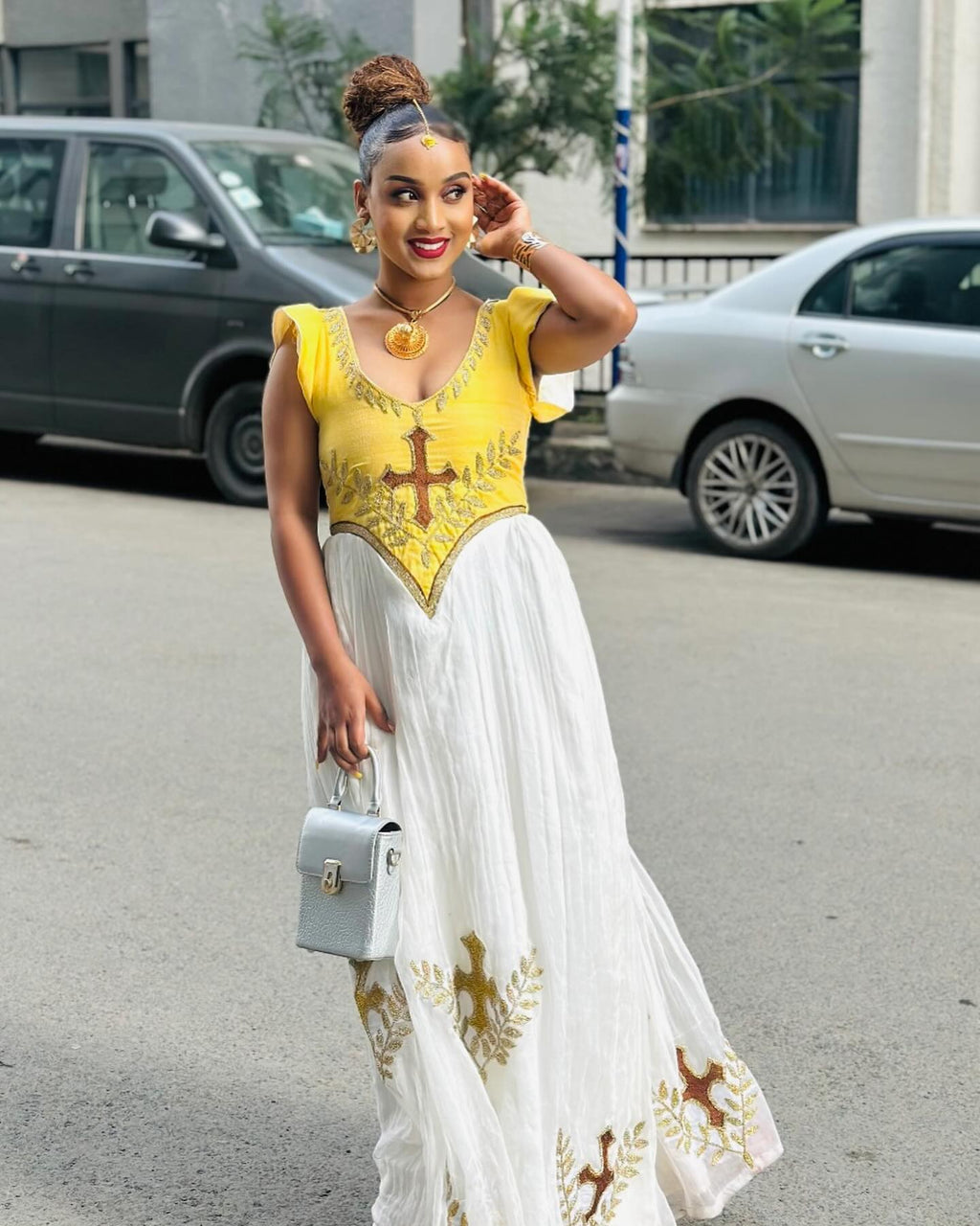 HABESHA KEMIS – ELEGANT TRADITIONAL HABESHA DRESS WITH MODERN CULTURAL DETAILS