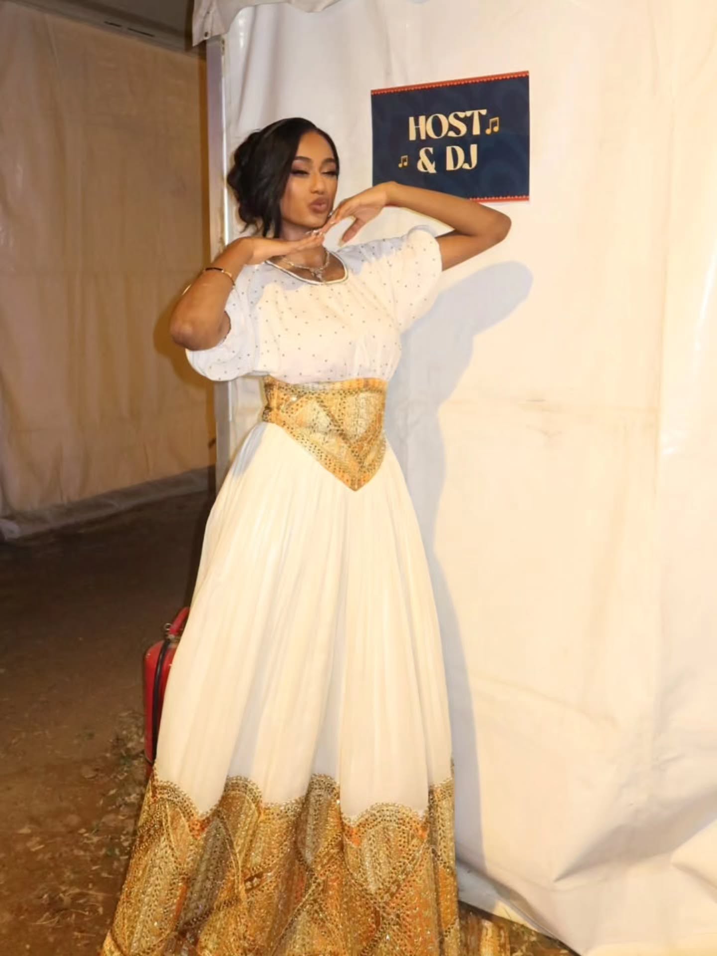 WELELA TRADITIONAL ETHIOPIAN WEDDING DRESS | GOLD EMBROIDERY HABESHA DRESS DESIGN | HABESHA KEMIS COLLECTION