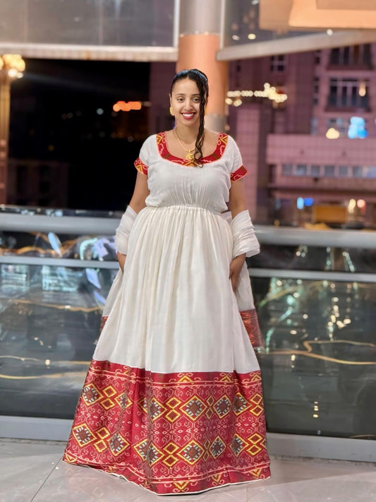 TRADITIONAL ETHIOPIAN CLOTHING HABESHA DESIGN INSPIRED BY CULTURAL HERITAGE