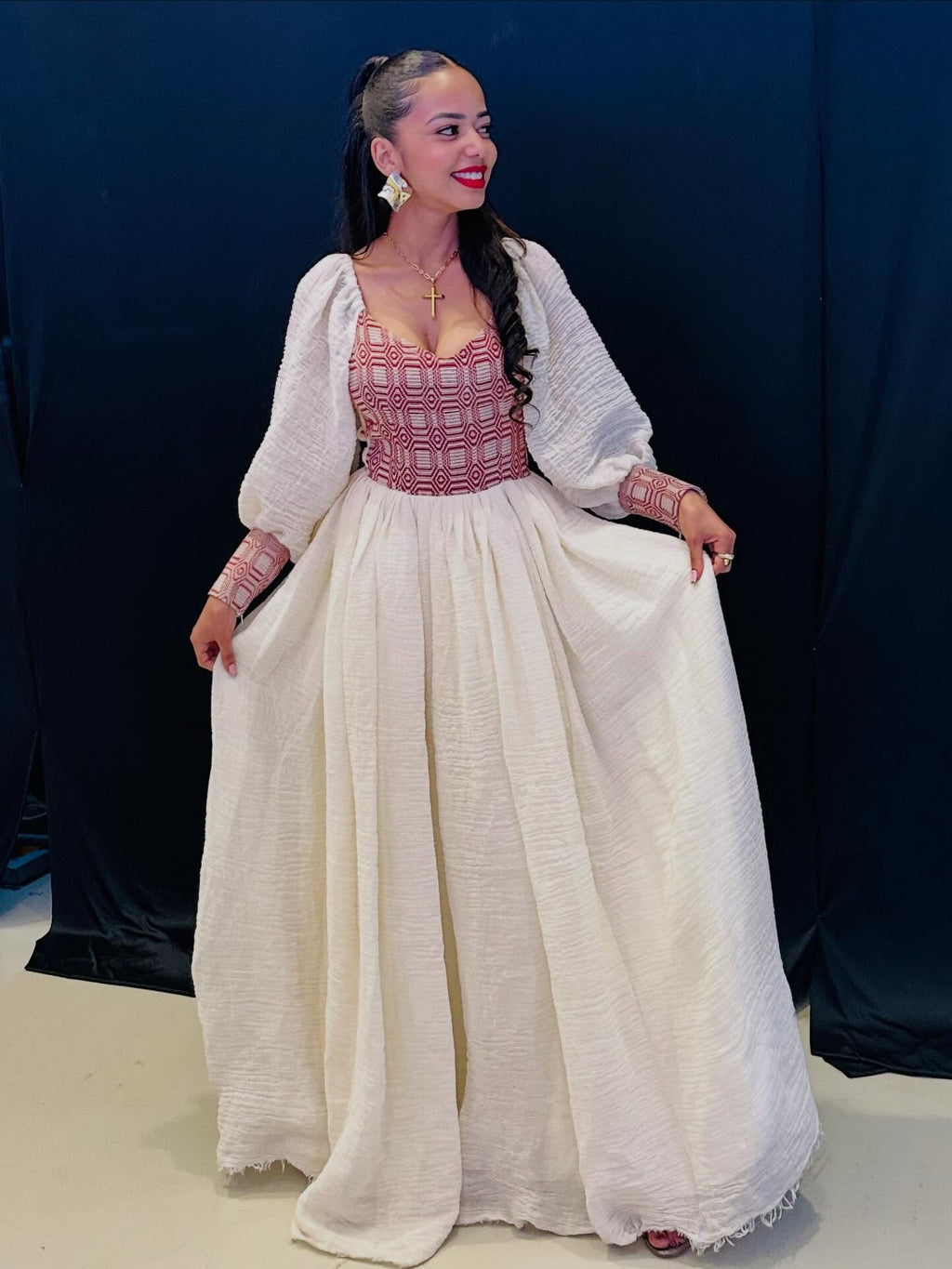 LUNA HABESHA KEMIS COLLECTION | HABESHA DRESS WITH AUTHENTIC DESIGN | ETHIOPIAN TRADITIONAL DRESS WEAR