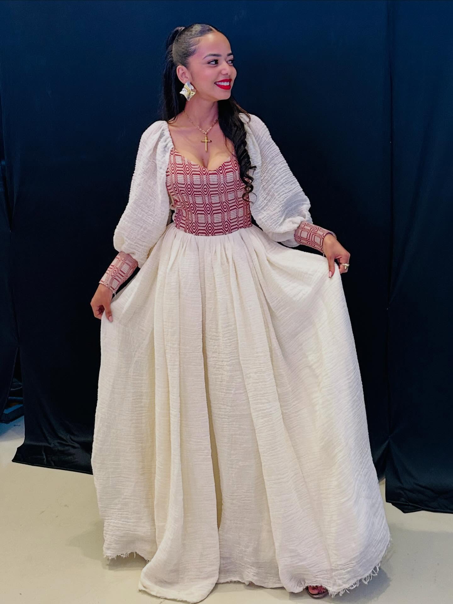 LUNA HABESHA KEMIS COLLECTION | HABESHA DRESS WITH AUTHENTIC DESIGN | ETHIOPIAN TRADITIONAL DRESS WEAR