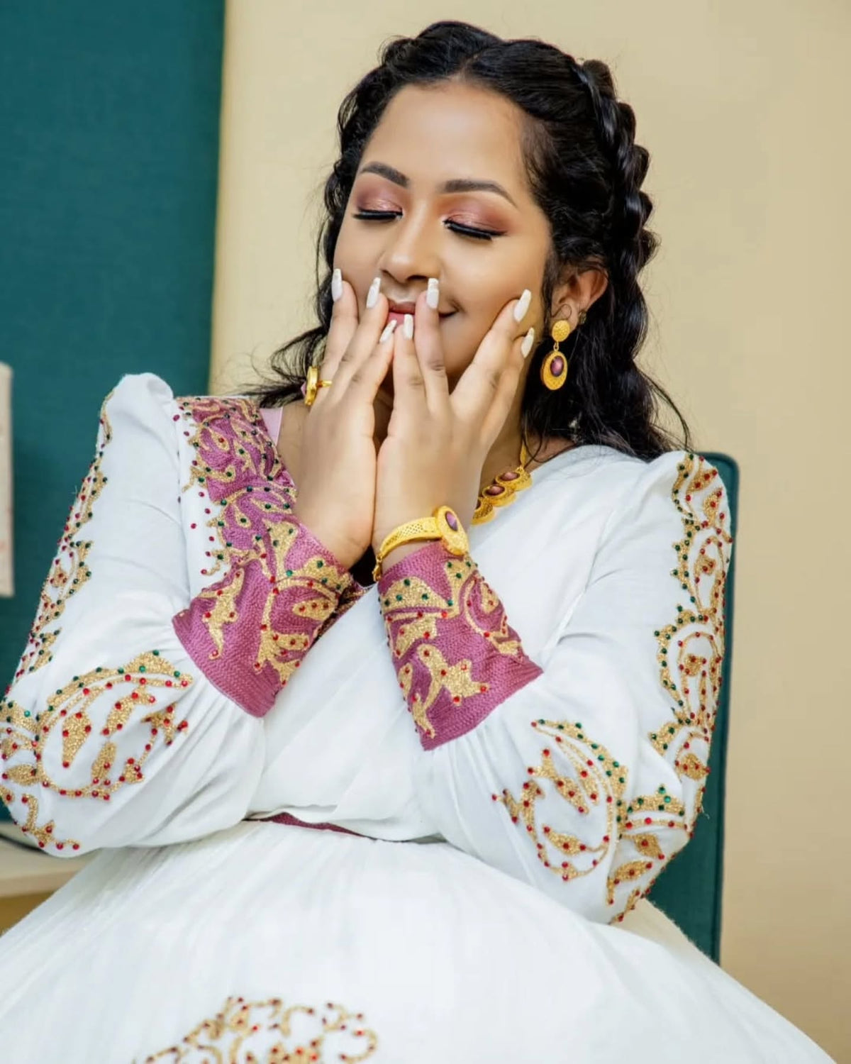 NOEL PREMIUM HABESHA KEMIS COLLECTION | TRADITIONAL HABESHA DRESS FOR WEDDING | ETHIOPIAN TRADITIONAL DRESS WEAR