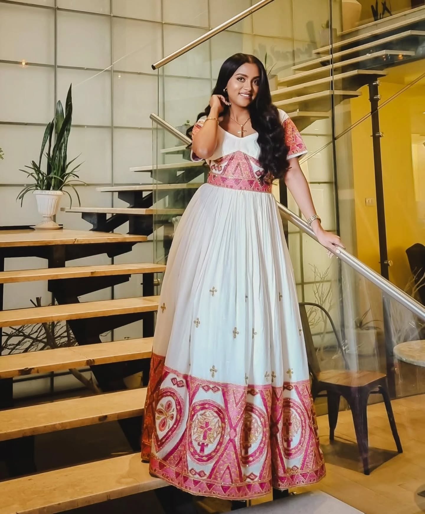 TRADITIONAL ETHIOPIAN WEDDING DRESS | HABESHA TRADITIONAL DRESS | ELEGANT ETHIOPIAN CLOTHING STYLE