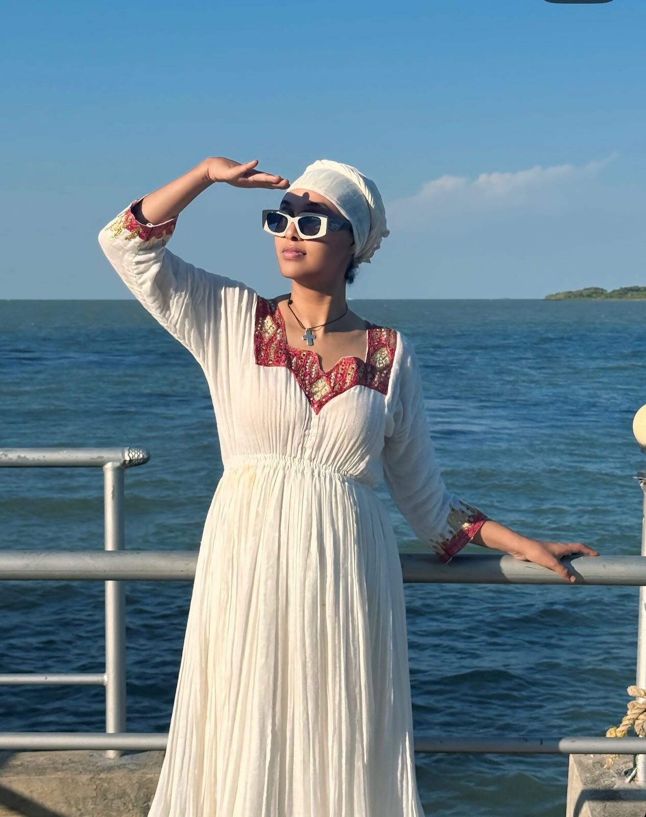 YEMHRET BEAUTIFUL HABESHA KEMIS | HANDWOVEN HABESHA DRESS | INSPIRED BY ETHIOPIAN CLOTHING HERITAGE