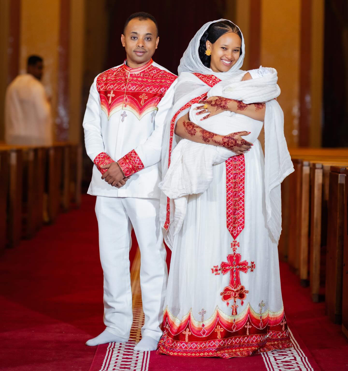 ZEMENAWIT HABESHA KEMIS COORDINATED | MATCHING CULTURAL WEAR | TRADITIONAL ETHIOPIAN CLOTHING FOR COUPLES