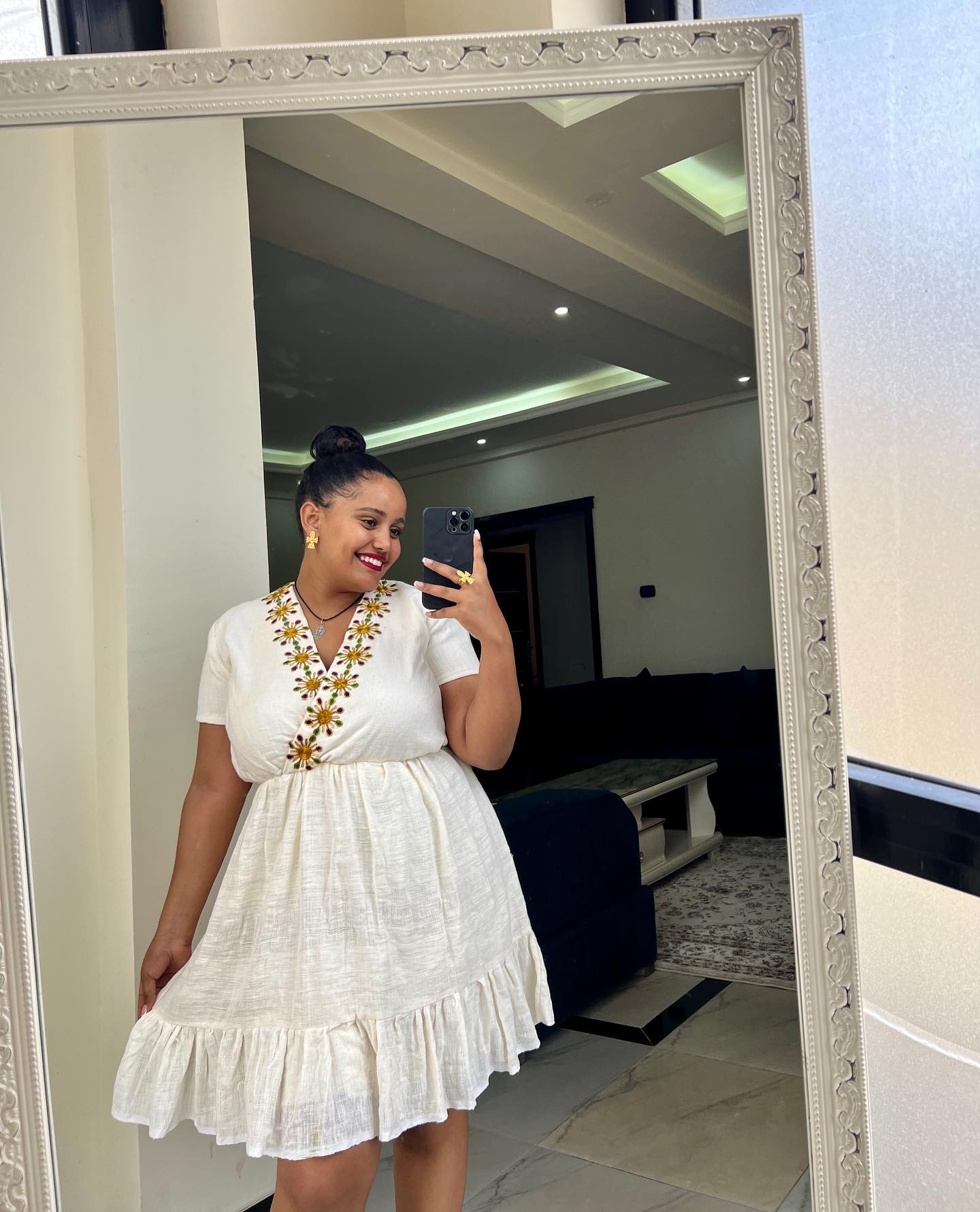 NAYE SHORT HABESHA KEMIS | TIMELESS HABESHA DRESS | TRADITIONAL ETHIOPIAN CLOTHING