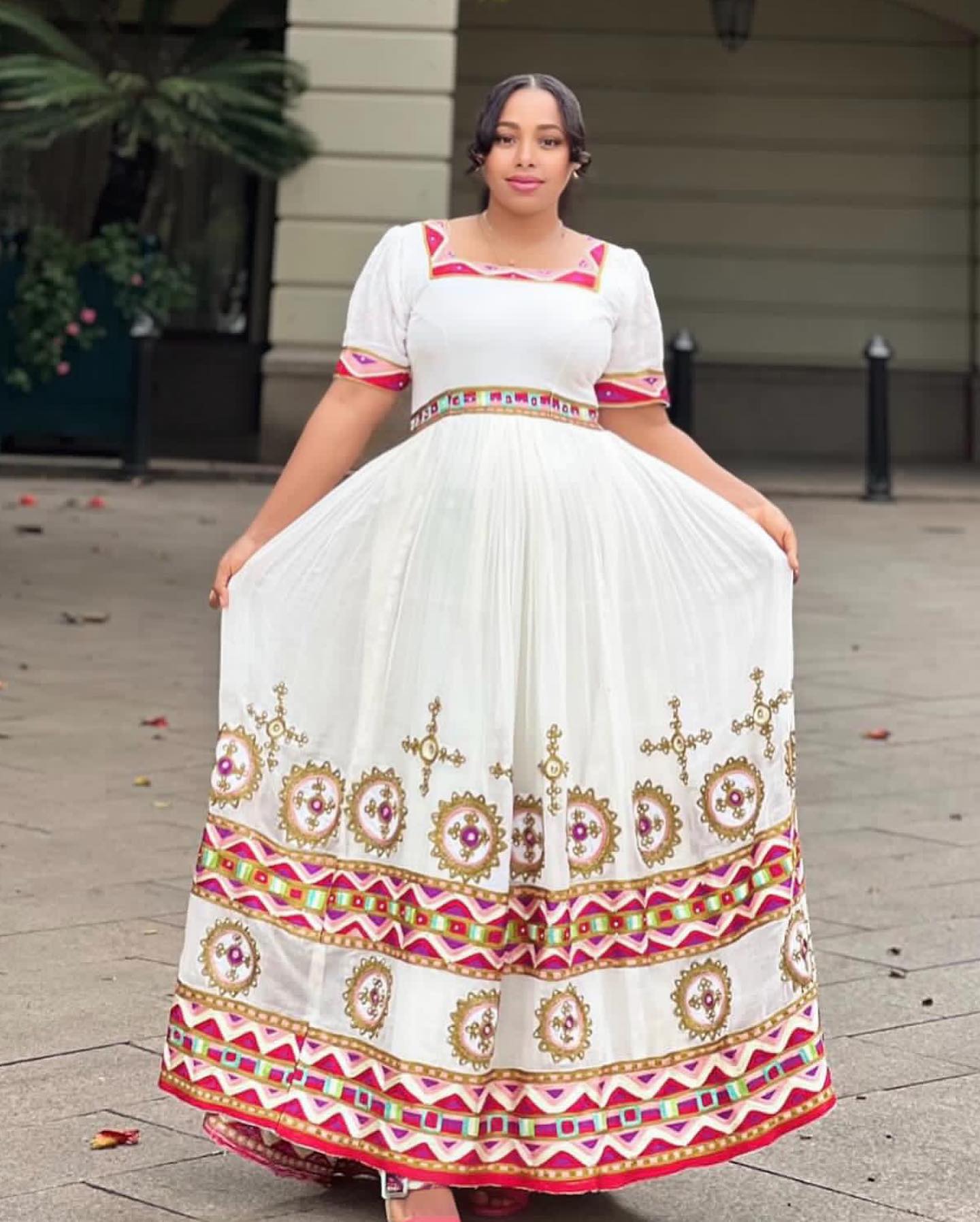 BETHANY TRADITIONAL ETHIOPIAN WEDDING DRESS | HABESHA KEMIS FOR WEDDING | GRACEFUL HABESHA DRESS