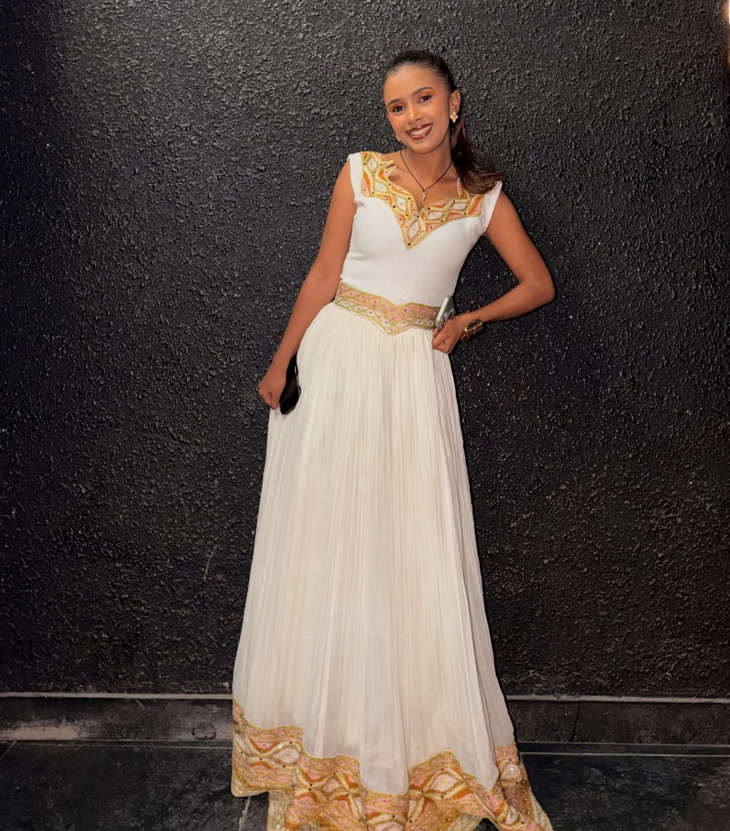 MARIAMA EXQUISITE HABESHA DRESS | ETHIOPIAN TRADITIONAL DRESS | SLEEVELESS HABESHA KEMIS COLLECTION