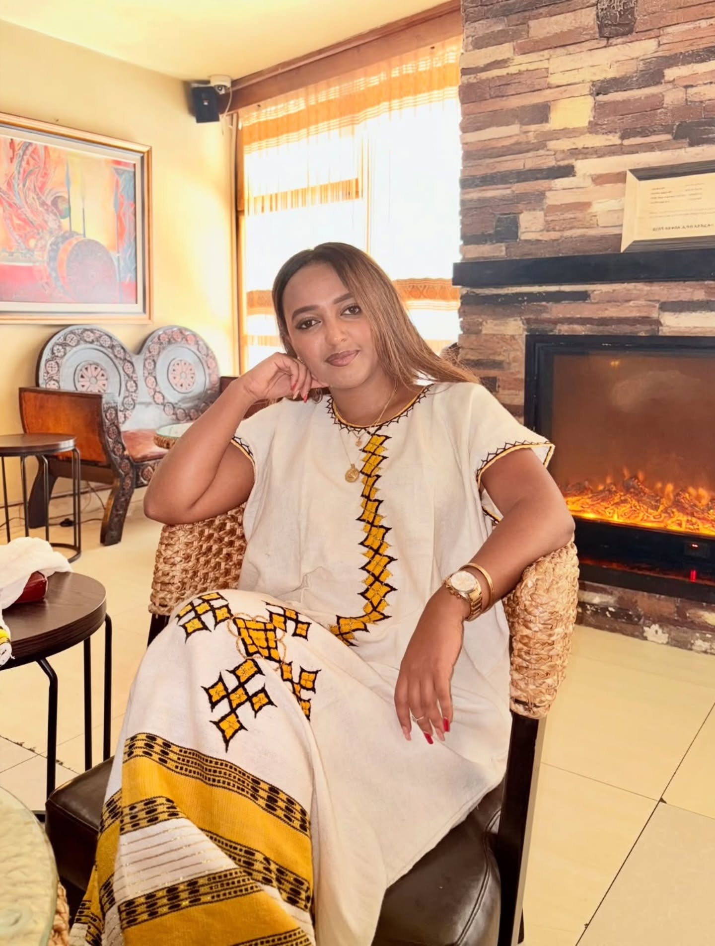 MINALUSH EXQUISITE HABESHA DRESS | TRADITIONAL ETHIOPIAN CLOTHING AUTHENTIC & MINIMALIST HABESHA CLOTH