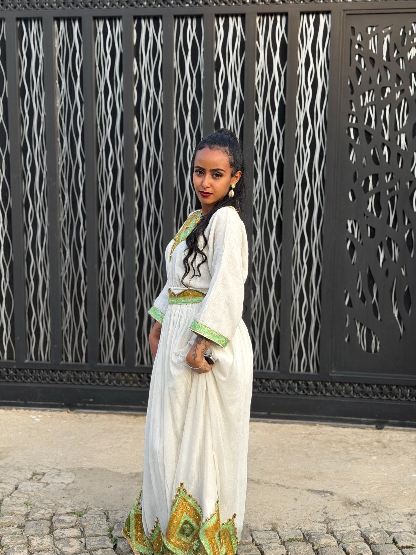 KONJO HABESHA KEMIS AVAILABLE ONLINE | AUTHENTIC TRADITIONAL ETHIOPIAN CLOTHING AND ERITREAN DRESS | CHARMING HABESHA DRESS