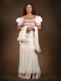 Pink Embroidery Habesha Kemis for Festive