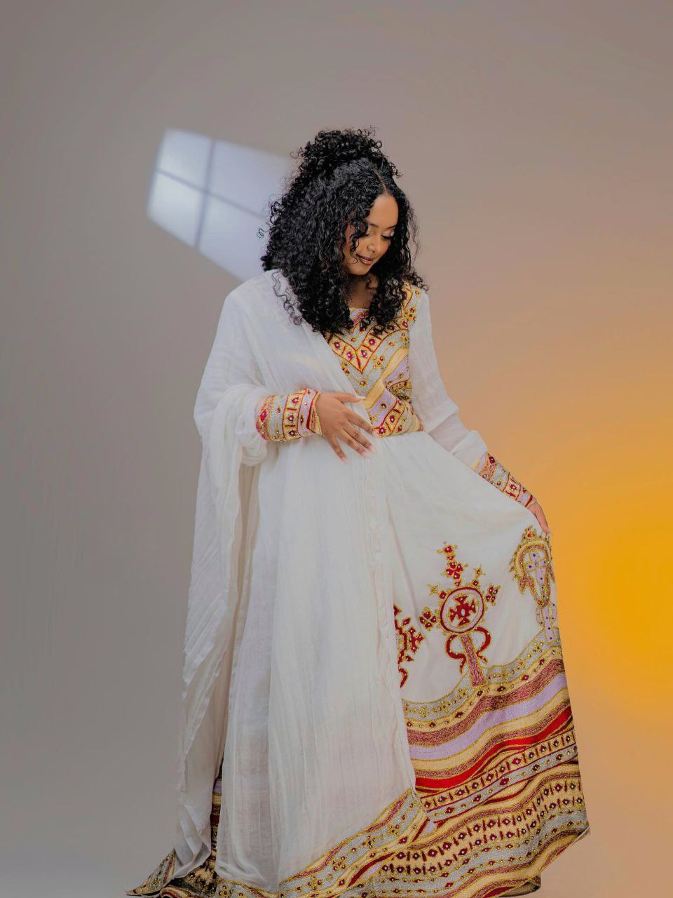 Multicolor Habesha Traditional Dress Stunning Habesha Kemis