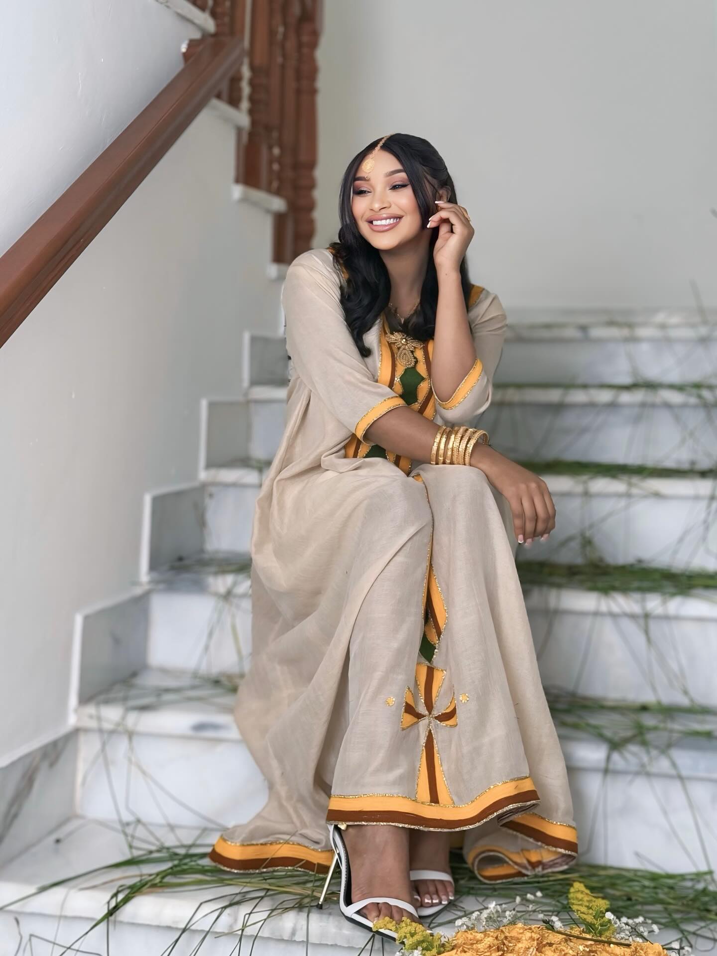 KIBIR HABESHA DRESS | TRADITIONAL HABESHA KEMIS| ETHIOPIAN CLOTHING FOR EVENTS