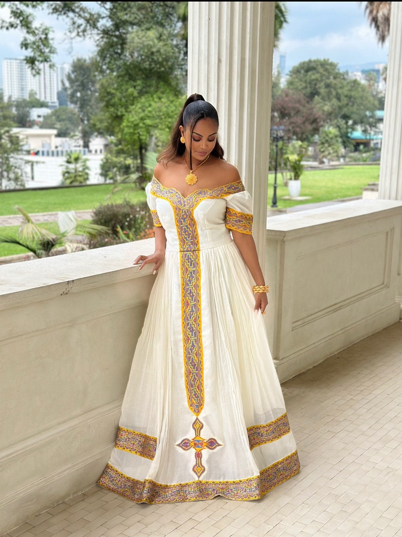 TATI ETHIOPIAN TRADITIONAL DRESS | BEAUTIFUL HABESHA KEMIS | HANDWOVEN HABESHA DRESS