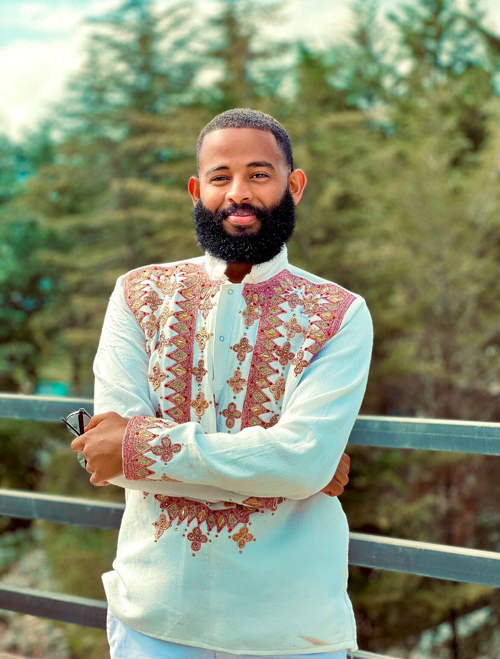 ADONAY ETHIOPIAN MEN’S SHIRT | TRADITIONAL HABESHA WEAR | ETHIOPIAN CLOTHING FOR MEN