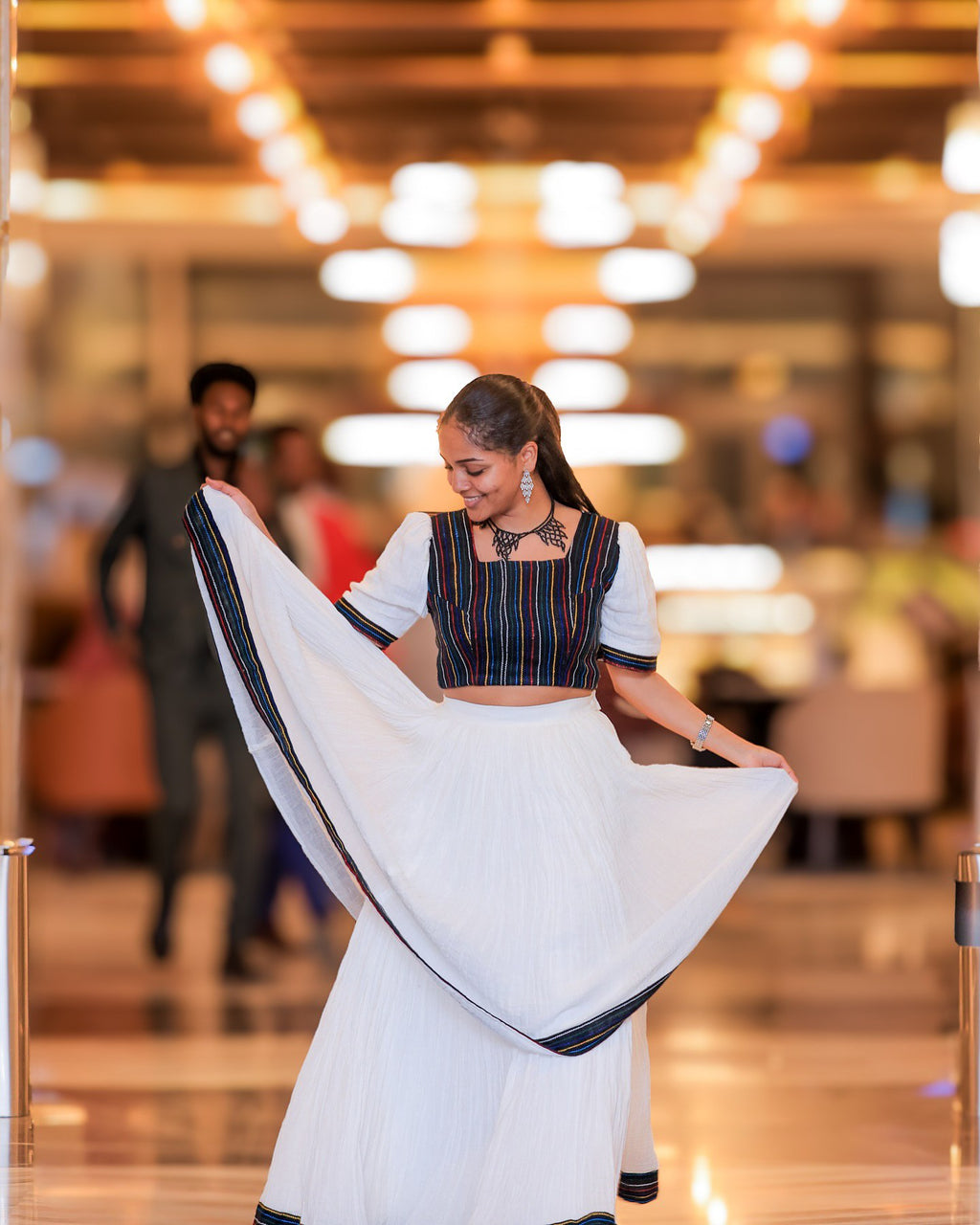 ERISTE GRACEFUL HABESHA DRESS | CELEBRATE HERITAGE WITH TRADITIONAL ETHIOPIAN CLOTHING & HABESHA KEMIS