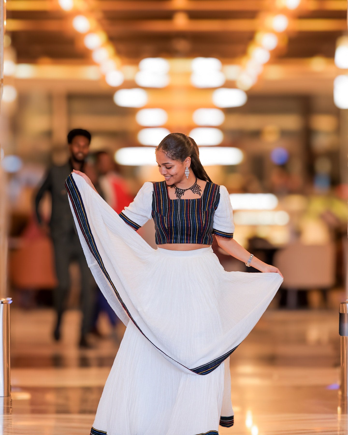 ERISTE GRACEFUL HABESHA DRESS | CELEBRATE HERITAGE WITH TRADITIONAL ETHIOPIAN CLOTHING & HABESHA KEMIS