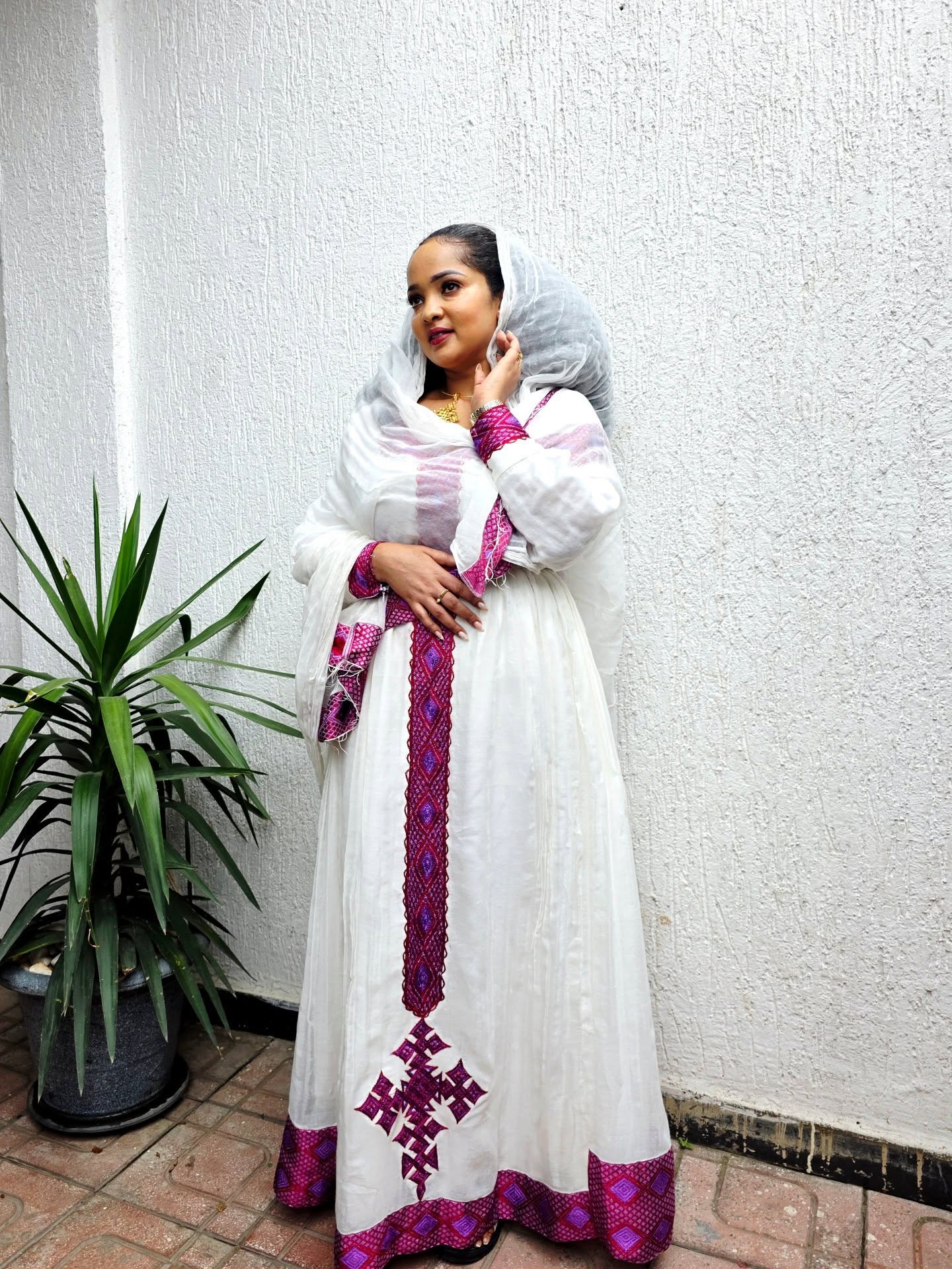 SENU STUNNING HABESHA DRESS | HABESHA KEMIS ONLINE | ETHIOPIAN CLOTHING STYLE