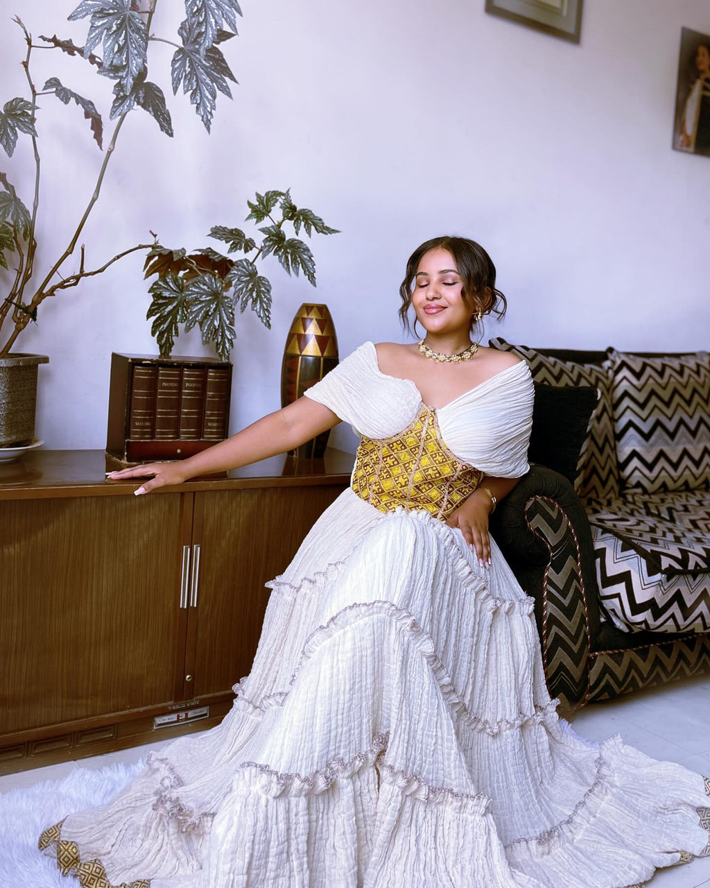 MULYE ETHIOPIAN DRESS | TRADITIONAL HABESHA KEMIS | HABESHA DRESS COLLECTION