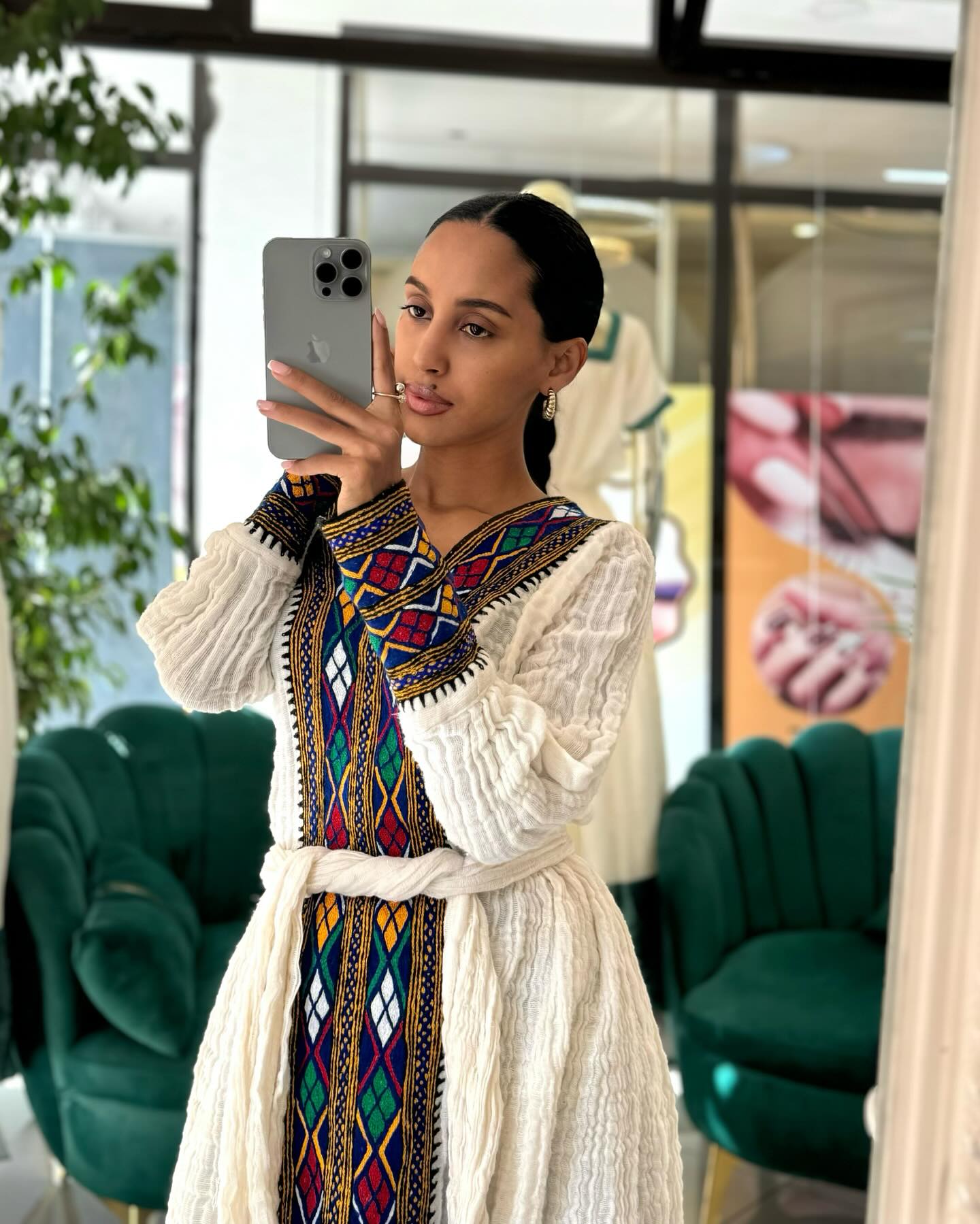 EMANDA LUXURIOUS HABESHA DRESS | AUTHENTIC HABESHA KEMIS | ETHIOPIAN DRESS ELEGANCE