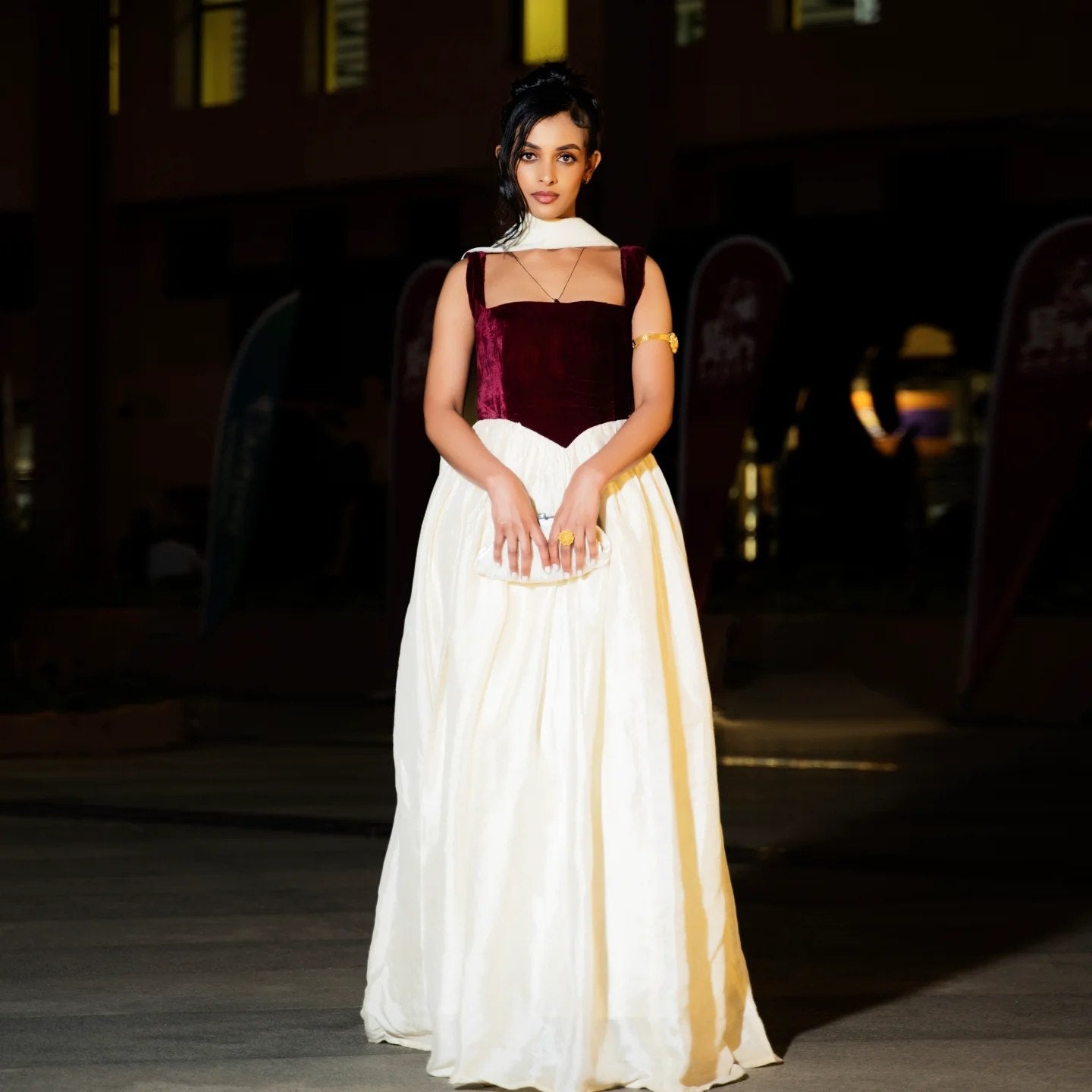 AYNE SLEEVELESS HABESHA DRESS | UNIQUE HABESHA KEMIS | ETHIOPIAN TRADITIONAL DRESS