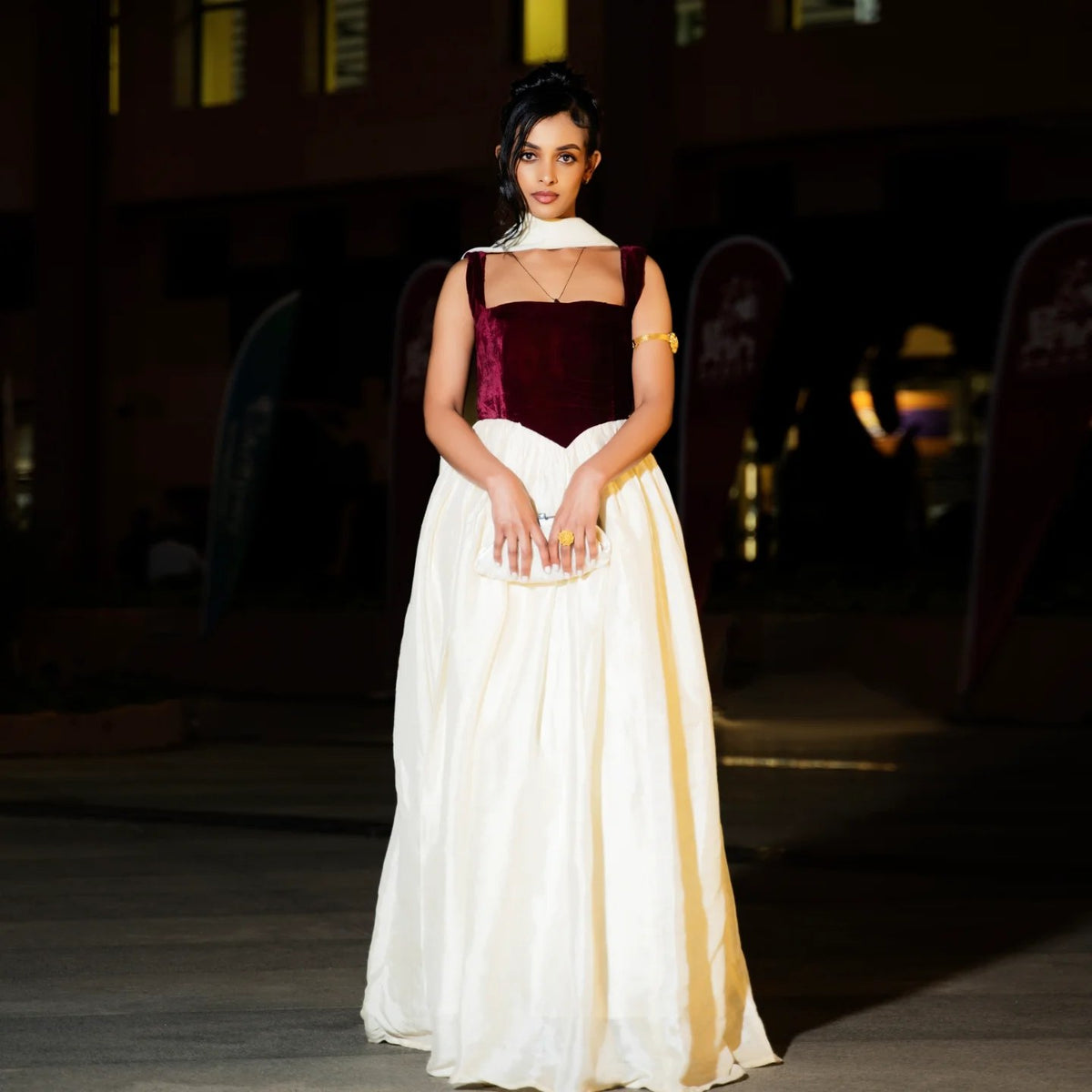 AYNE SLEEVELESS HABESHA DRESS | UNIQUE HABESHA KEMIS | ETHIOPIAN TRADITIONAL DRESS