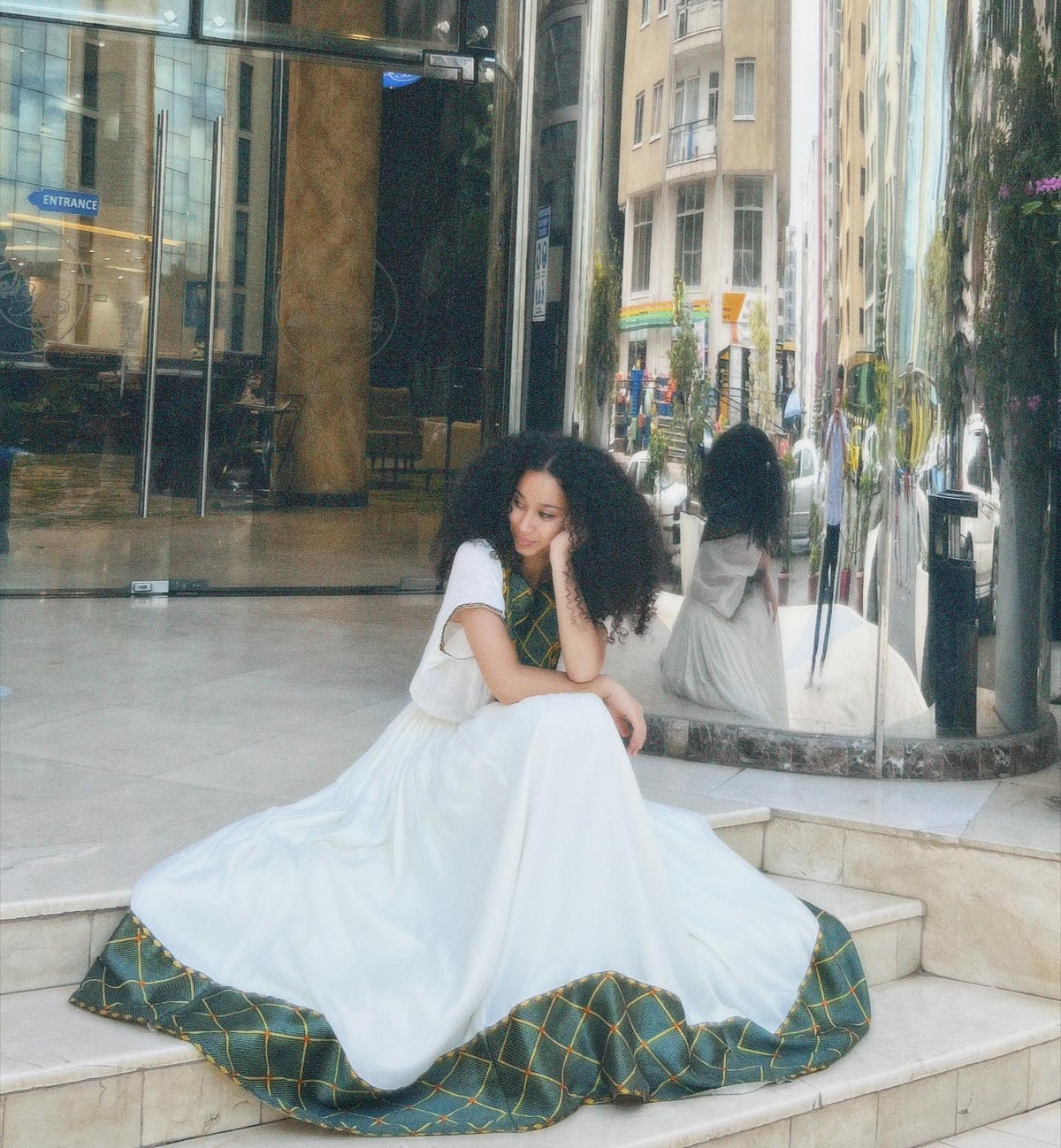 AMRAN PREMIUM HABESHA DRESS | TRADITIONAL ETHIOPIAN DRESS | HABESHA KEMIS FOR SPECIAL EVENTS