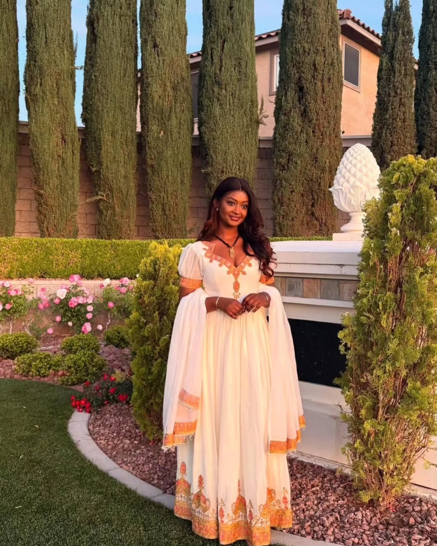 ABSALAT TRADITIONAL ETHIOPIAN DRESS | HABESHA DRESS FOR FESTIVE | HABESHA KEMIS ONLINE