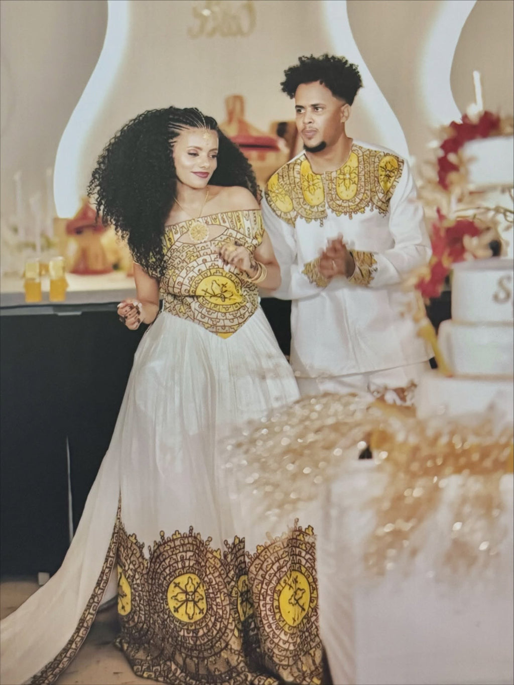 AZEB MATCHING OUTFIT | TRADITIONAL ETHIOPIAN CLOTHING | ELEGANT CULTURAL COUPLE SET