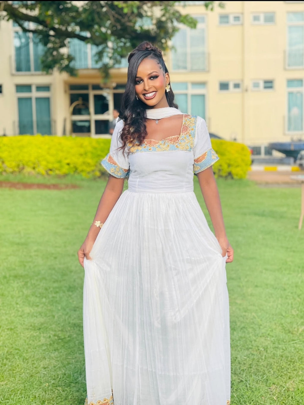 SERKADIS HABESHA KEMIS | TRADITIONAL ETHIOPIAN DRESS | HANDWOVEN HABESHA DRESS