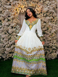 HABESHA DRESS ROYAL CULTURAL FASHION INSPIRED BY CLASSIC ETHIOPIAN TRADITIONAL DRESS HERITAGE