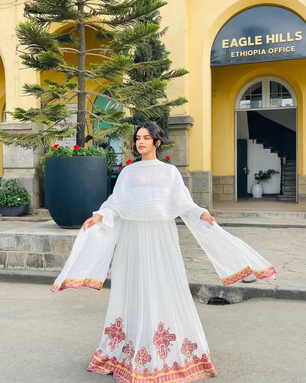 MEAREG TRADITIONAL ETHIOPIAN CLOTHING STYLE | HABESHA KEMIS ONLINE | ETHIOPIAN HABESHA DRESS DESIGN