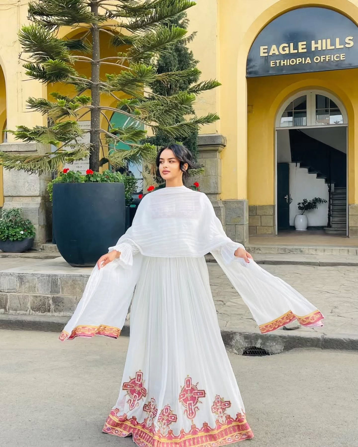 MEAREG TRADITIONAL ETHIOPIAN CLOTHING STYLE | HABESHA KEMIS ONLINE | ETHIOPIAN HABESHA DRESS DESIGN