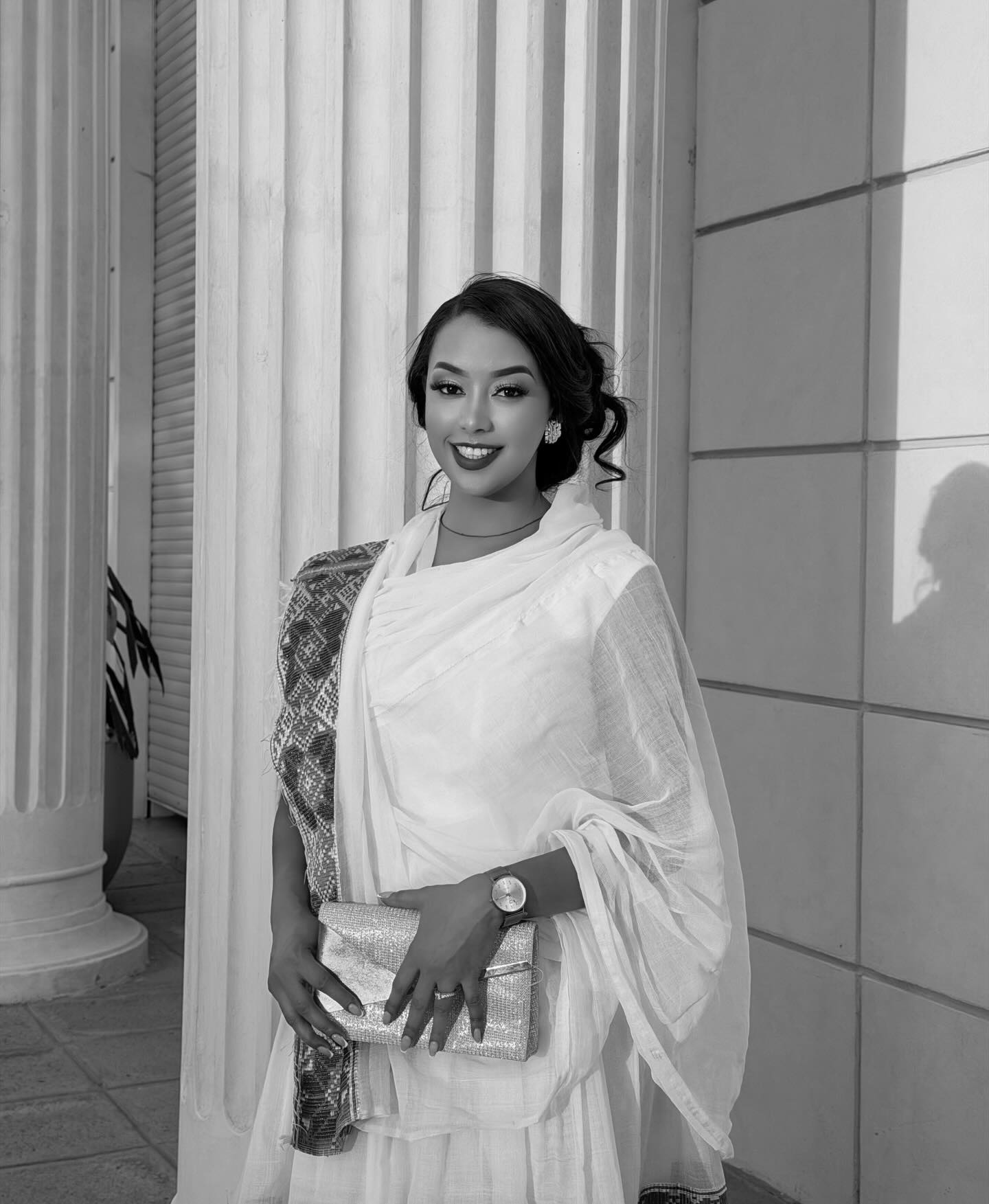 MEBRAT HANDWOVEN HABESHA DRESS | TRADITIONAL ETHIOPIAN DRESS FEATURING | HABESHA KEMIS DESIGN