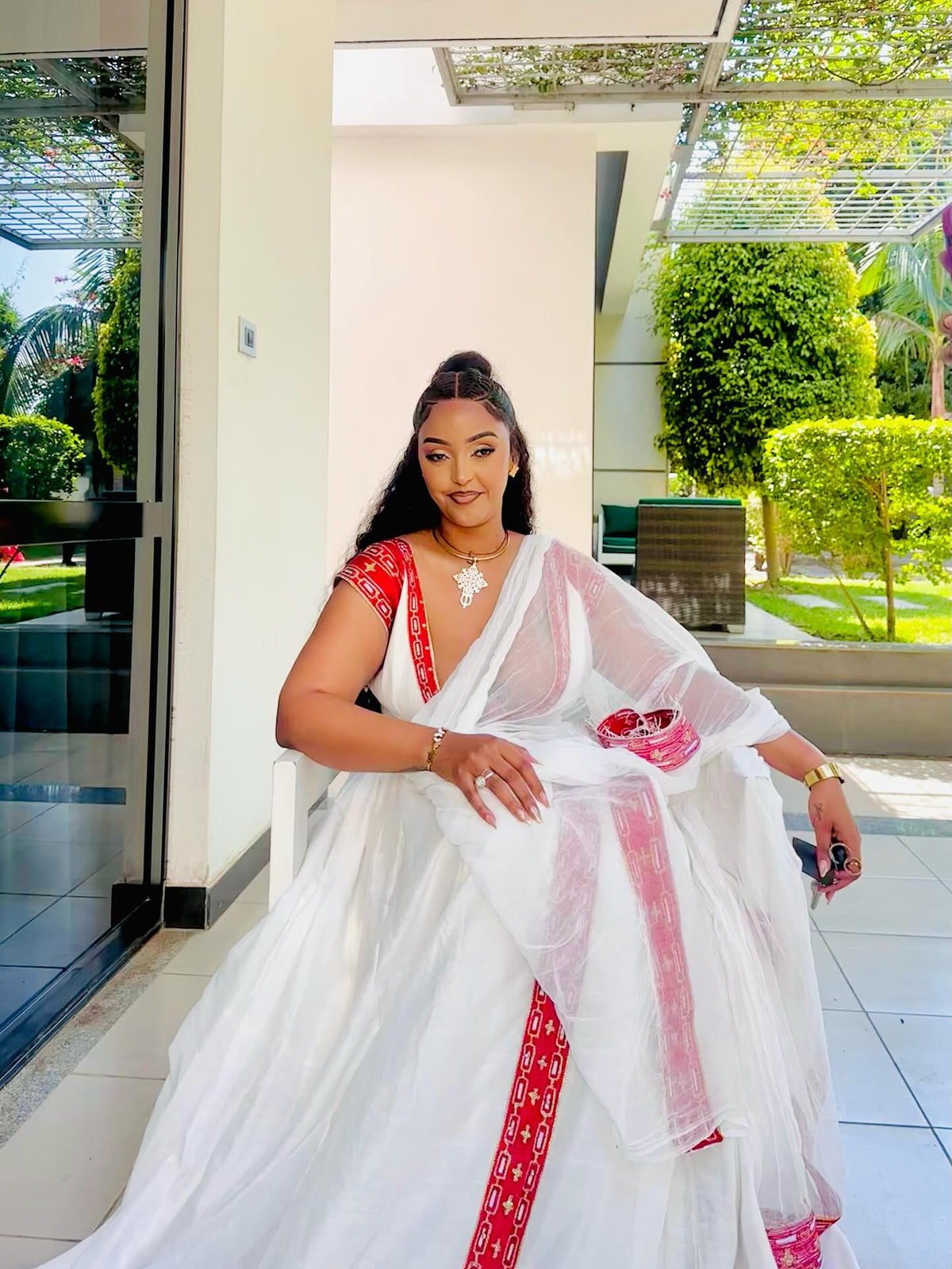 KULENI TRADITIONAL HABESHA DRESS | ETHIOPIAN CLOTHING FOR WOMEN | ETHIOPIAN HABESHA KEMIS