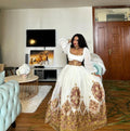 HANDCRAFTED HABESHA DRESS FOR CULTURAL CEREMONY AND ETHIOPIAN TRADITIONAL DRESS CELEBRATION