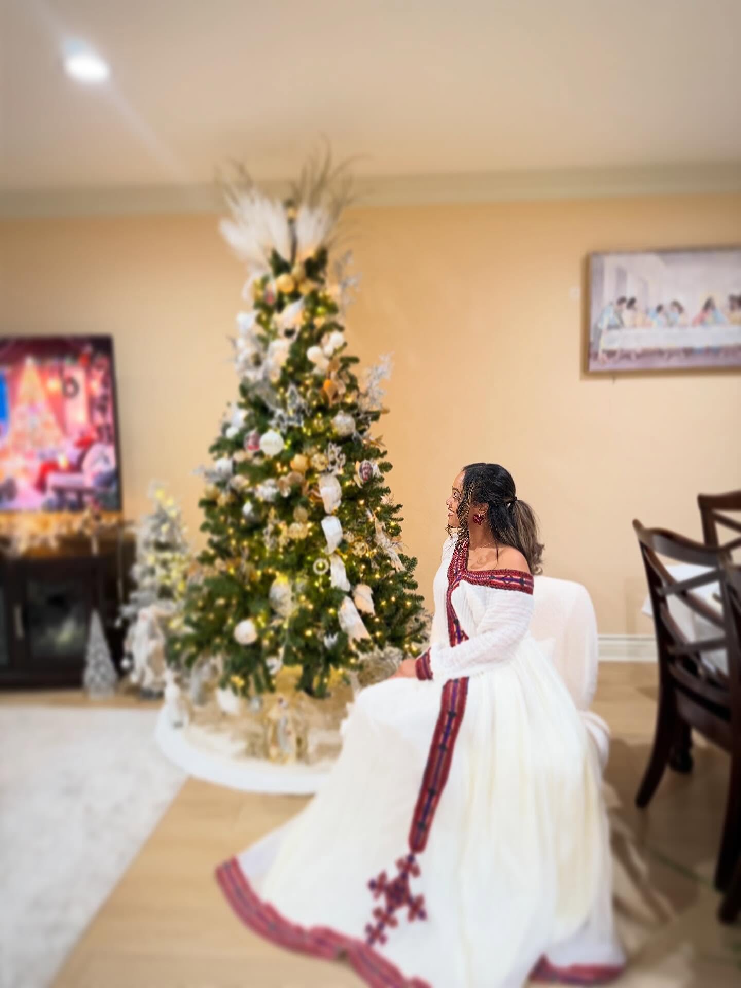 RITA ETHIOPIAN DRESS STYLE | BEAUTIFUL HABESHA KEMIS | LONG SLEEVE HABESHA DRESS DESIGN