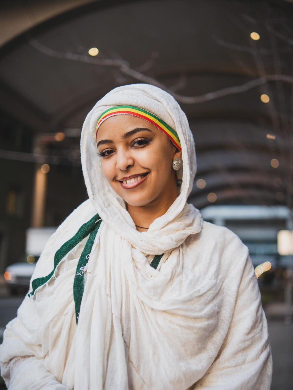 ABEZU WHITE HABESHA DRESS | TRADITIONAL ETHIOPIAN DRESS | SIMPLE HABESHA KEMIS
