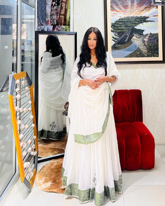 Timeless Ethiopian Traditional Dress 