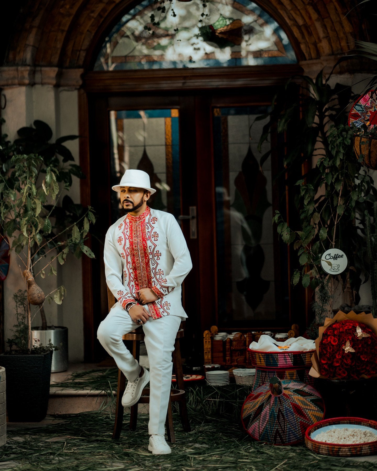 ETHIOPIAN MEN'S TRADITIONAL OUTFIT | MODERN HABESHA MEN’S CLOTHING WITH PANTS