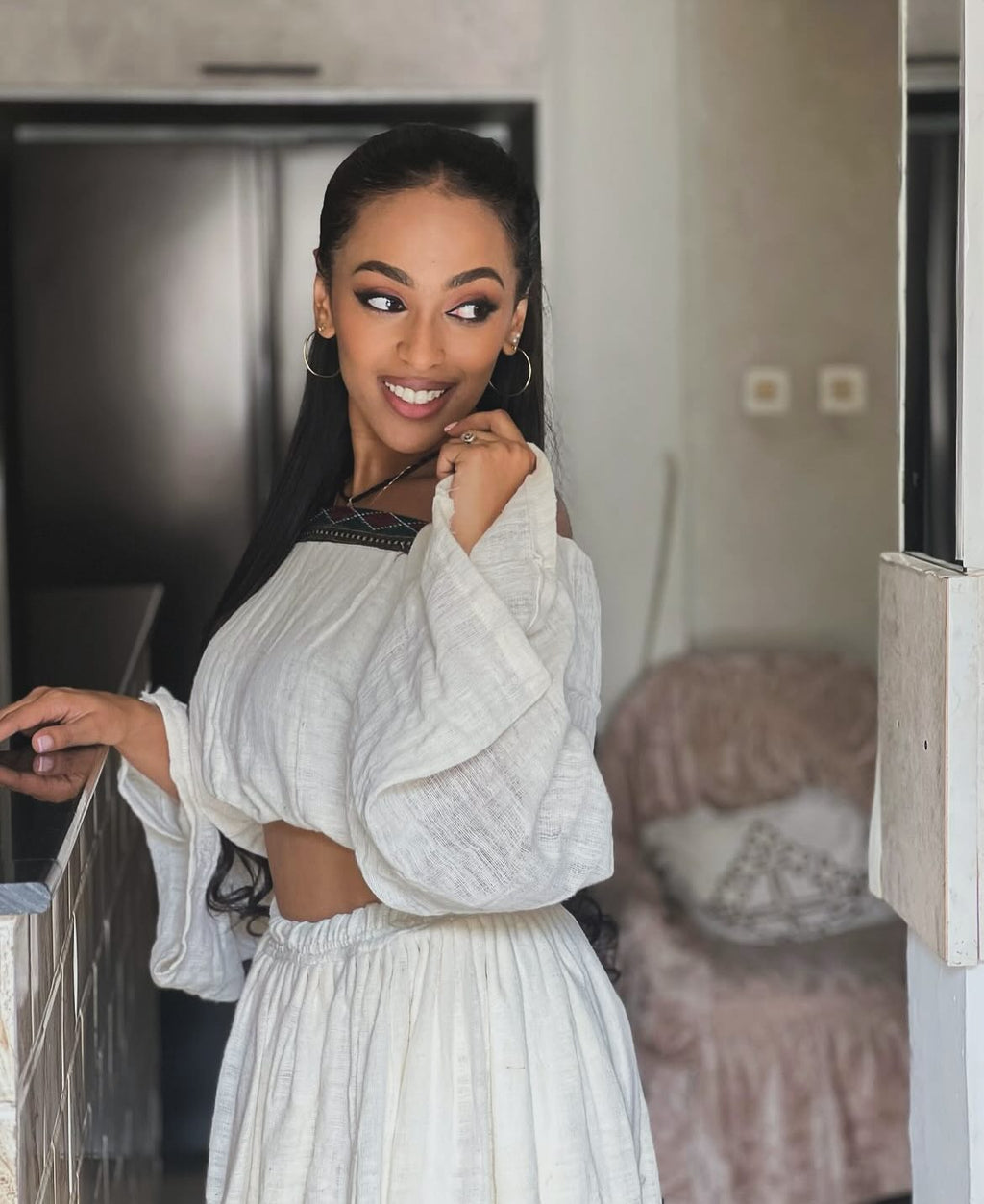 MARZEL HABESHA TRADITIONAL DRESS | MINIMALIST HABESHA DRESS | CLASSIC HABESHA KEMIS