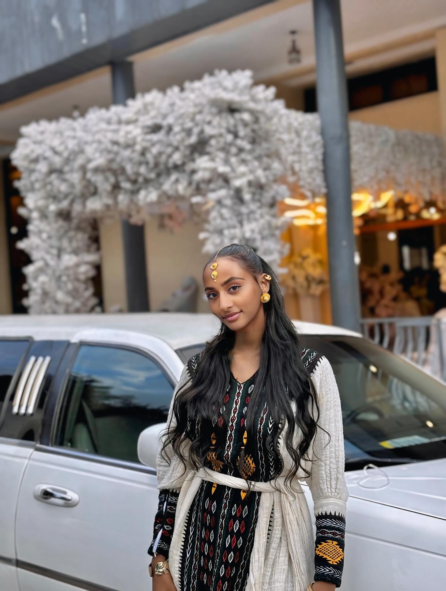 SASAHULSH GRACEFUL HABESHA DRESS | LONG SLEEVE HABESHA KEMIS | TRADITIONAL ETHIOPIAN CLOTHING