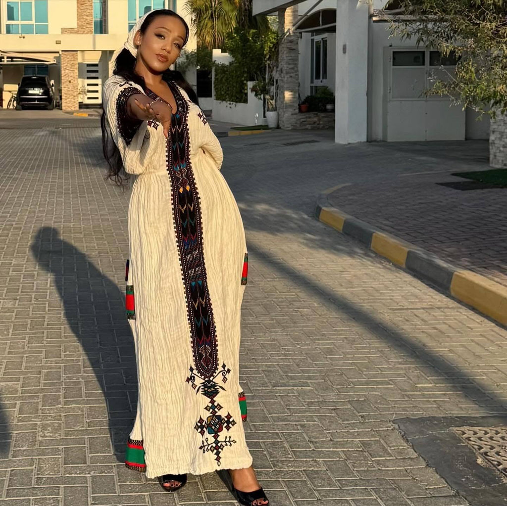 LIDET TRADITIONAL ETHIOPIAN CLOTHING | HABESHA DRESS FOR OCCASION | HABESHA KEMIS ONLINE