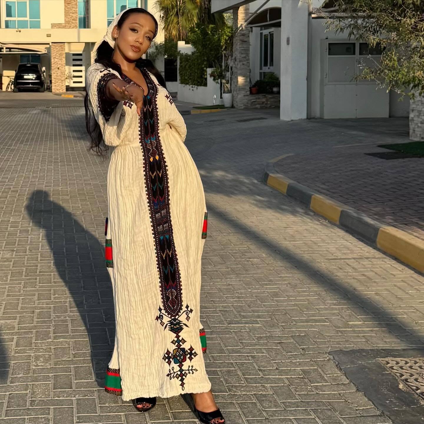 LIDET TRADITIONAL ETHIOPIAN CLOTHING | HABESHA DRESS FOR OCCASION | HABESHA KEMIS ONLINE