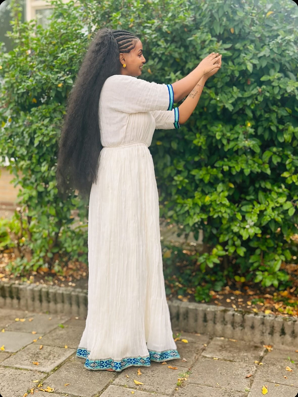 SIRGUT STYLISH HABESHA DRESS | SIMPLE DESIGN HABESHA KEMIS | TRADITIONAL ETHIOPIAN DRESS