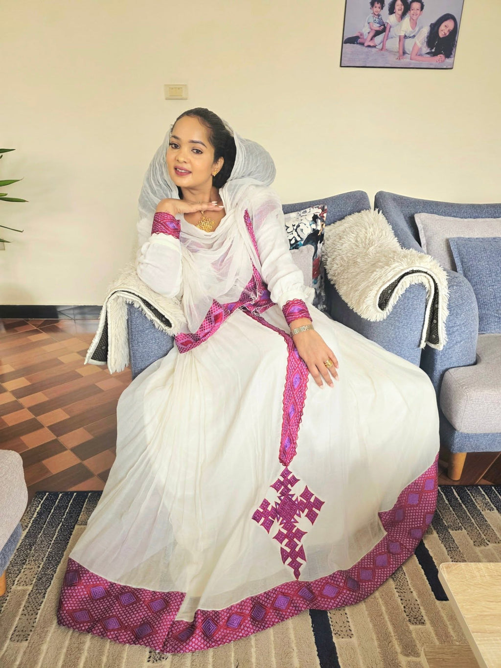 SENU STUNNING HABESHA DRESS | HABESHA KEMIS ONLINE | ETHIOPIAN CLOTHING STYLE