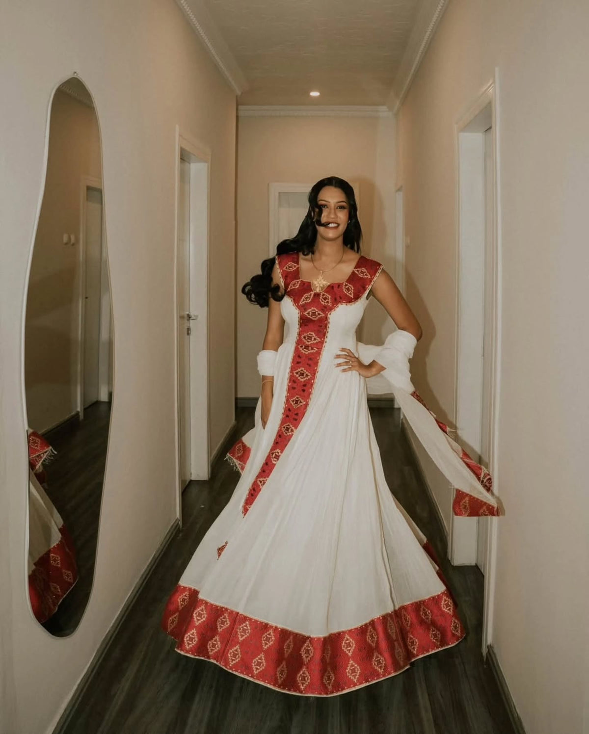 AKLESIYA AUTHENTIC ETHIOPIAN CLOTHING | TRADITIONAL HABESHA DRESS | HABESHA KEMIS COLLECTION