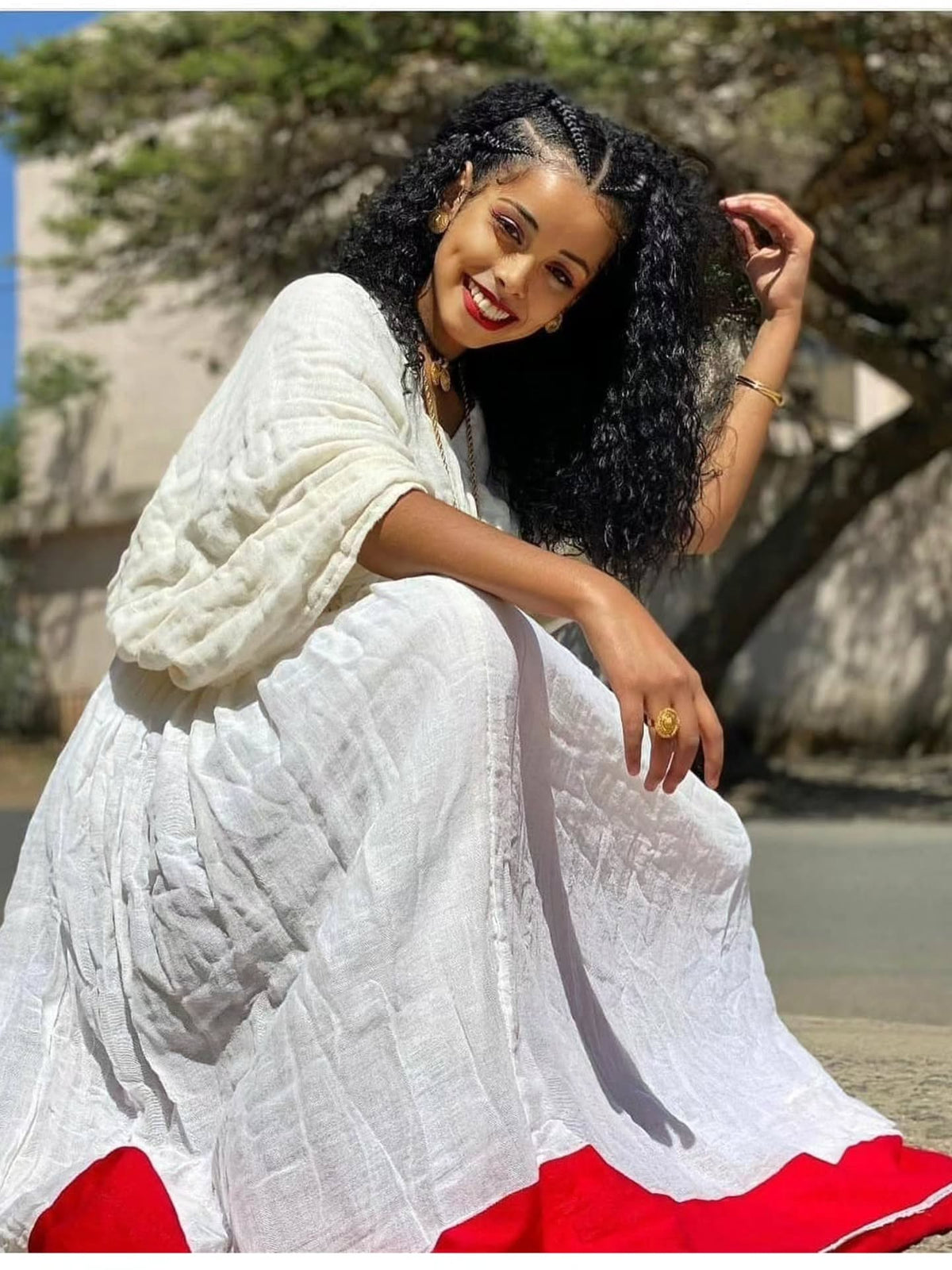 GRACEFUL HABESHA DRESS | STUNNING TRADITIONAL ETHIOPIAN DRESS DESIGN