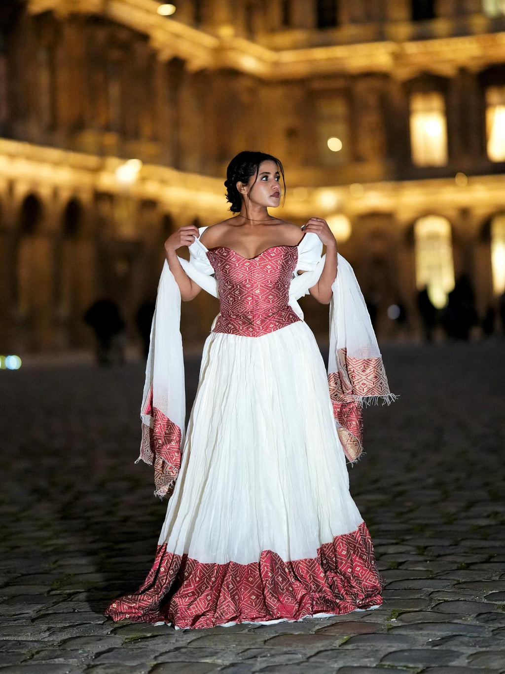 MEAZA TRADITIONAL ETHIOPIAN DRESS | PREMIUM HABESHA KEMIS | CLASSIC WOMEN'S HABESHA DRESS